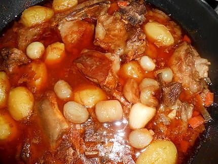 recette Ragout d agneau aux pommes grenaille