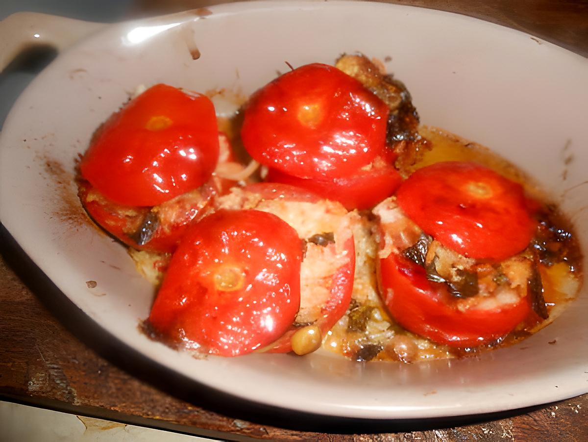 recette Tomates farcies au riz