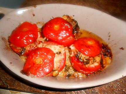 recette Tomates farcies au riz