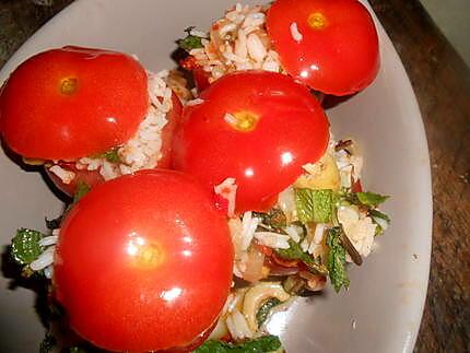 recette Tomates farcies au riz