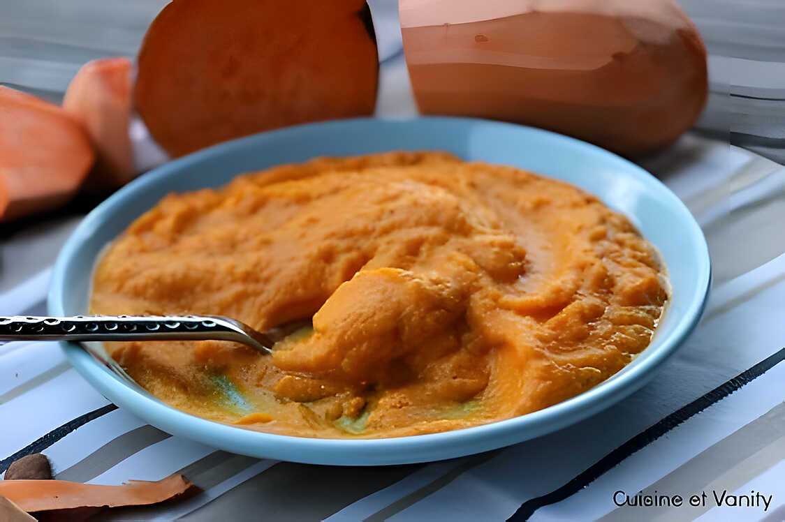 Purée de patates douces