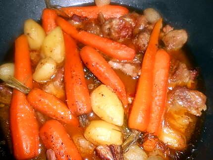 recette Sauté de veau a la bourgeoise