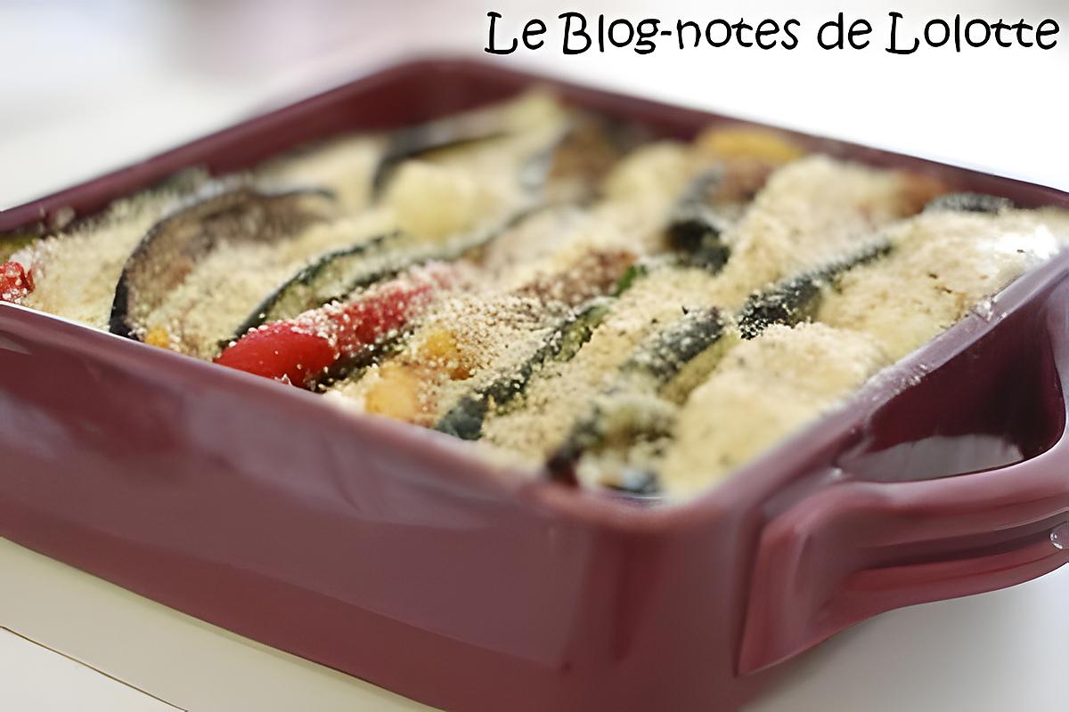 recette Tian de légumes grillés au Saint Félicien