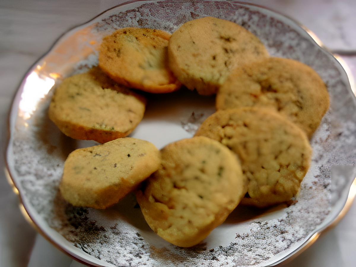 recette SABLES AU THYM ET ROMARIN