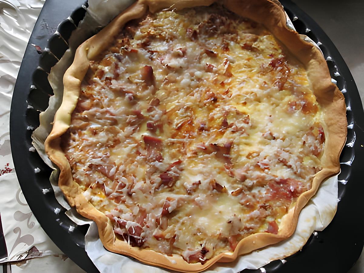 recette quiche  poireaux  surimi saumon  lardons  recette revisitée  d  italmo et