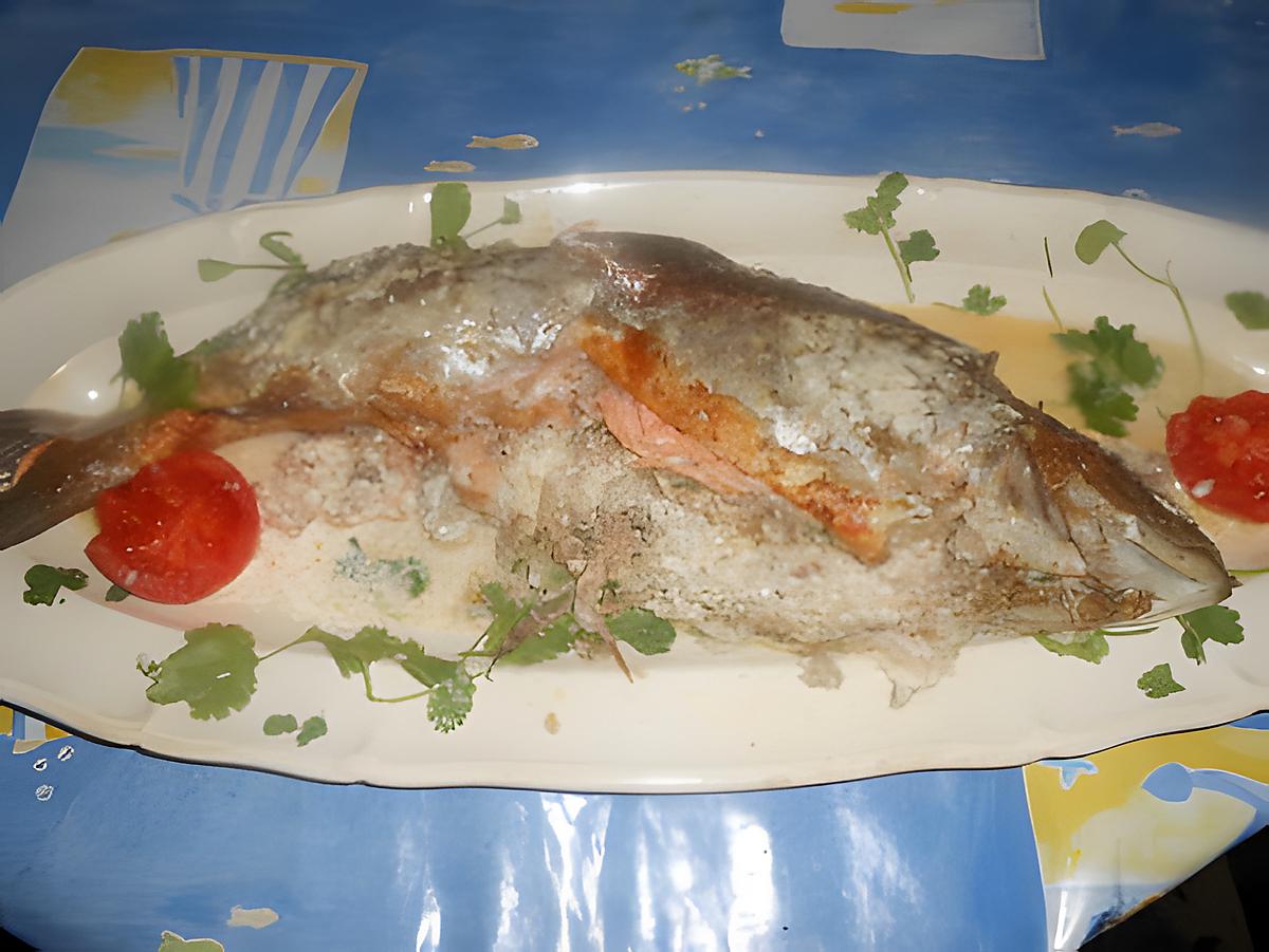 recette Truite de mer farcie a la russe