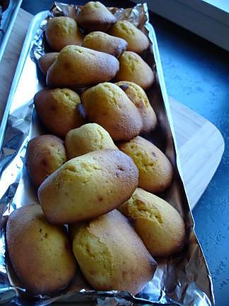 recette madeleine au miel de framboise /hibiscus