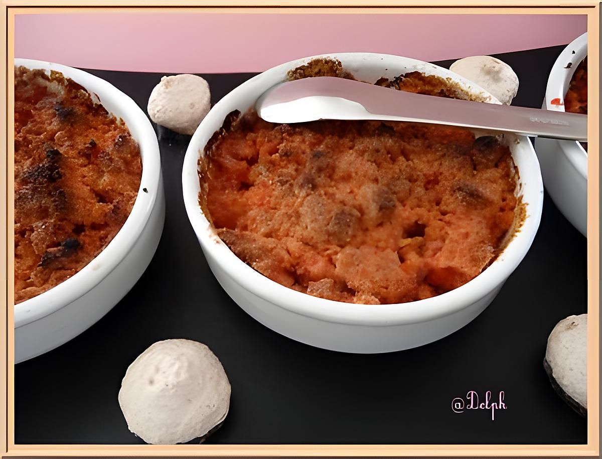 recette Crumble rose...