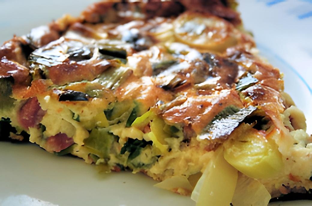 recette Clafoutis poireau et lardons