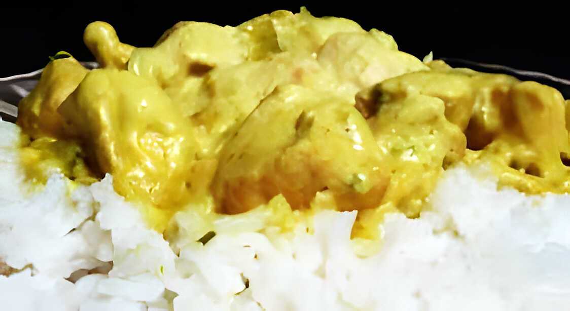 Curry de dinde au lait de coco