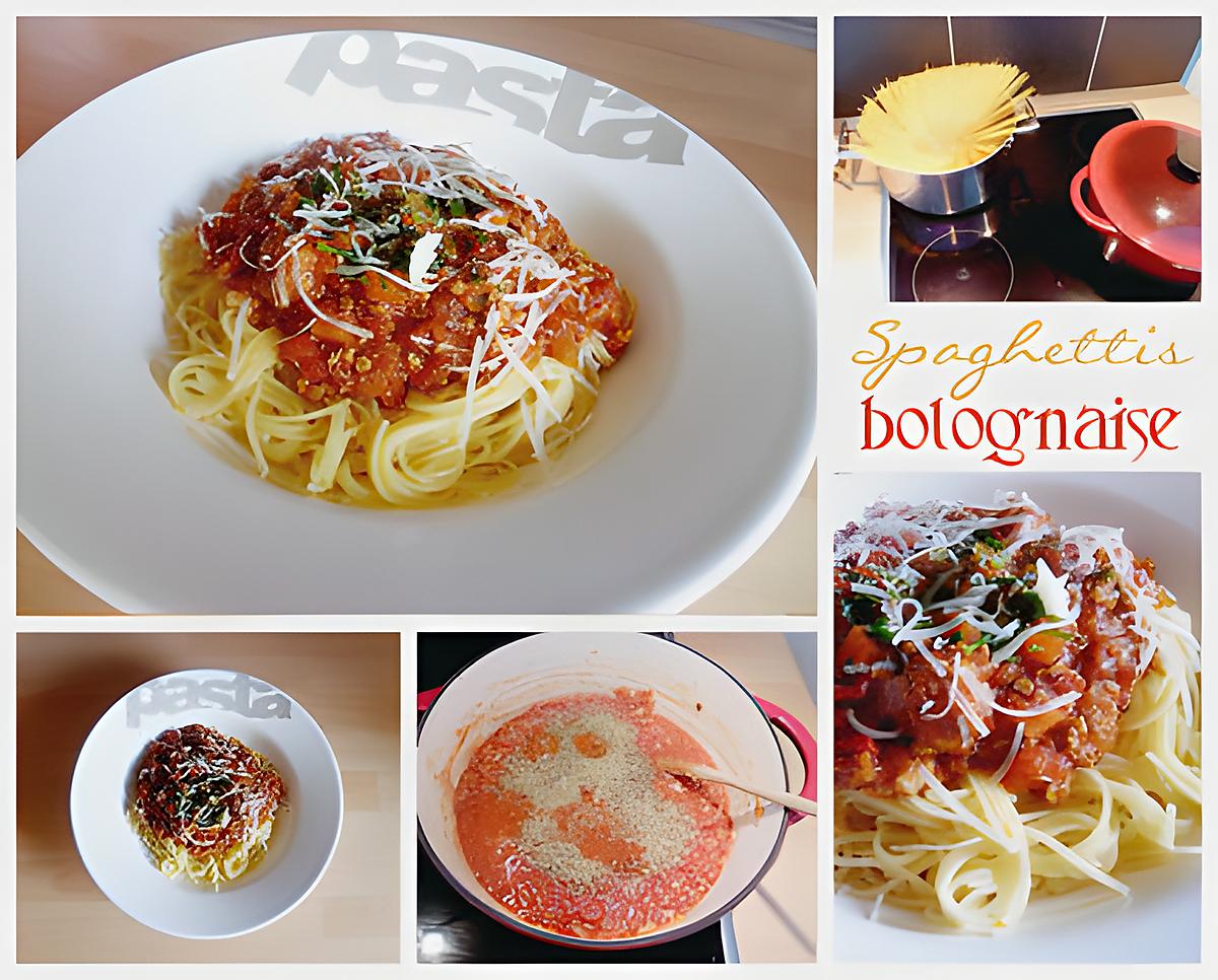 recette Spaghettis bolognaise