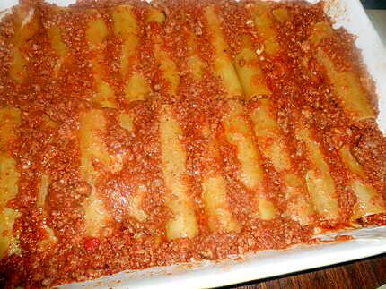 recette Cannelloni bolognaise