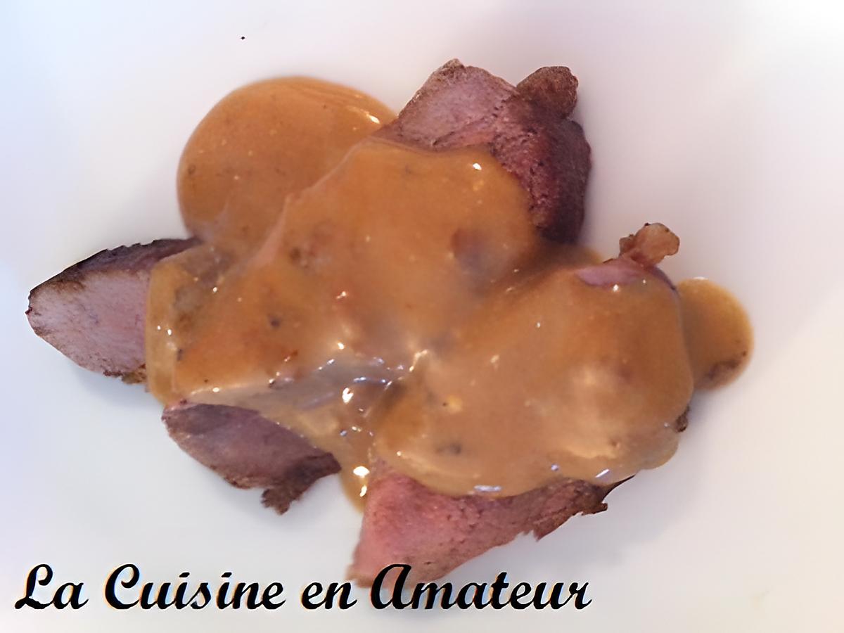 recette Magret de canard au poivre