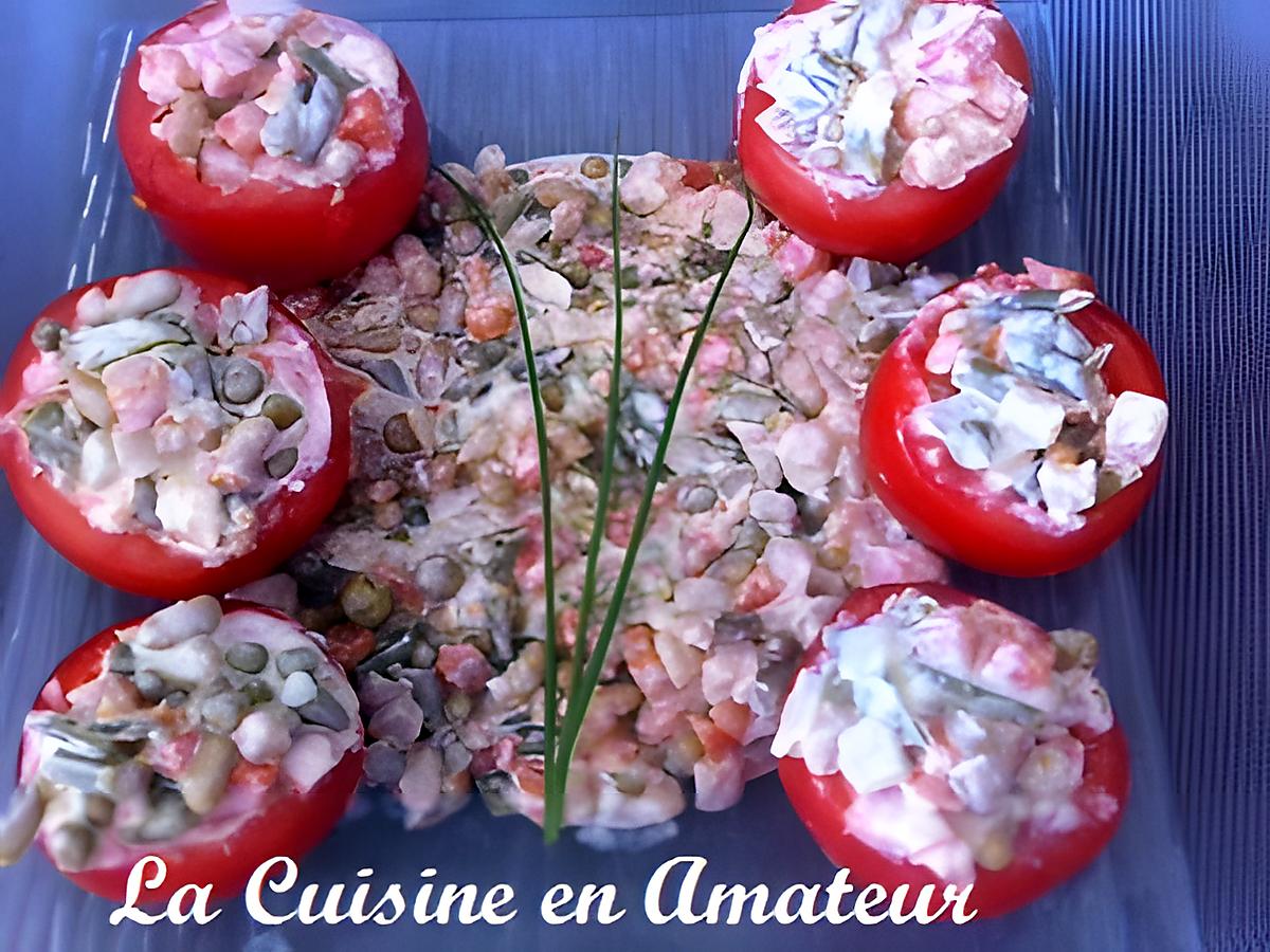 recette Tomates garnies macédoines