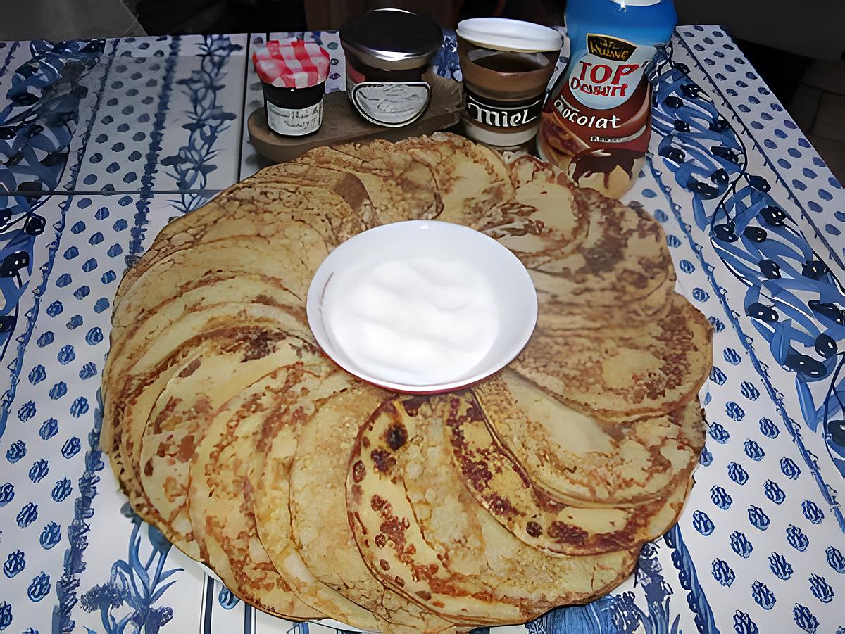 recette Petites crêpes à la vanille.