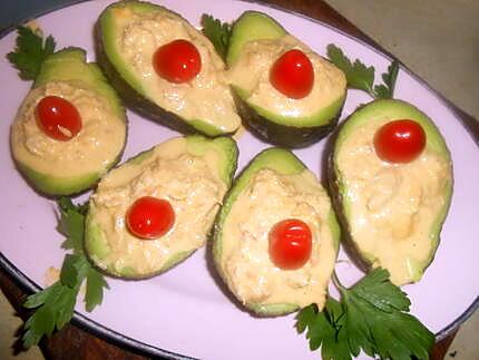 recette Avocat au crabe