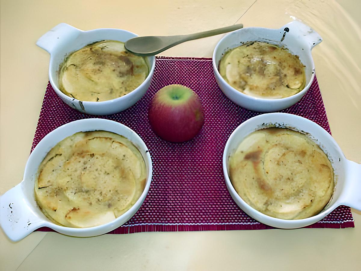 recette Délicieux flan aux pommes canelle et miel