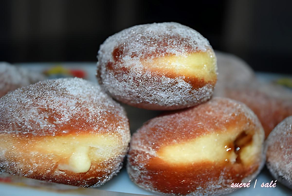 recette beignets à la crème (ou boules de berlin)