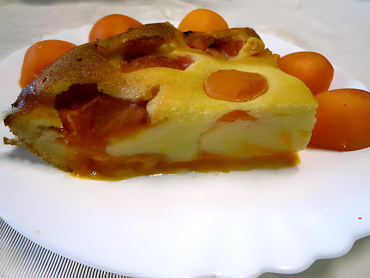 recette Clafoutis aux abricots.