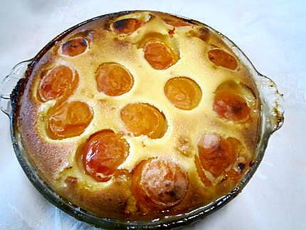 recette Clafoutis aux abricots.