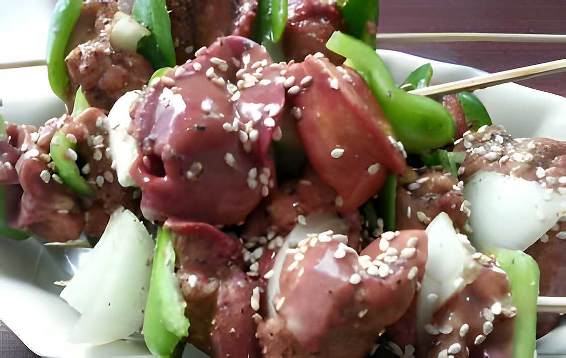 Brochettes de Foies de Vollaile