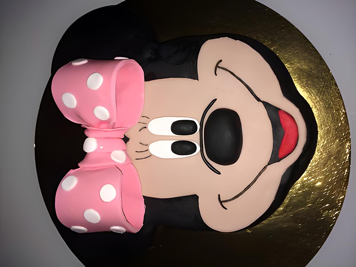 recette Minnie Mouse, fondant au chocolat