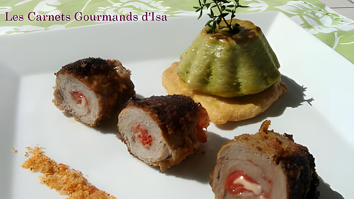 recette BASCO-VEAU ou la ROULADE DE VEAU AU CHORIZO ET BREBIS