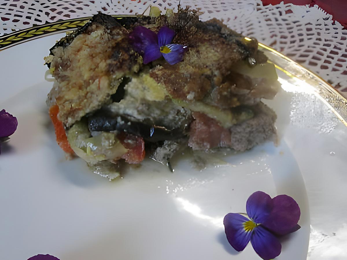 recette Hachis d'aubergines gratinées.