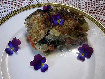 recette Hachis d'aubergines gratinées.