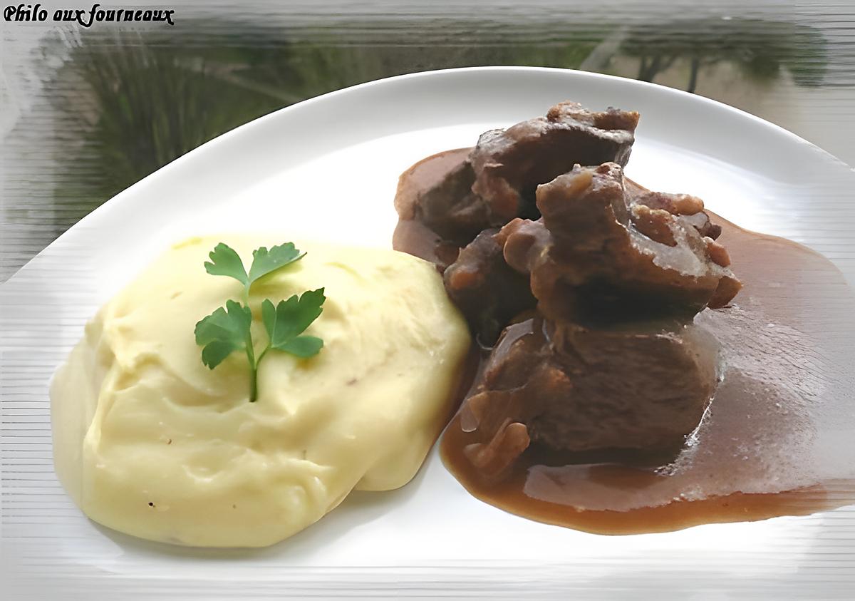 recette Carbonade flamande & sa purée maison