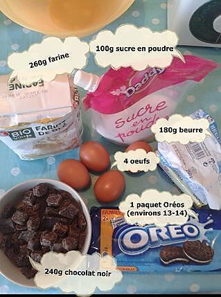 recette Brownie Oréos (autre recette au TOP)