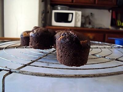 recette Muffins banane-choco : recycler les bananes trop mûres