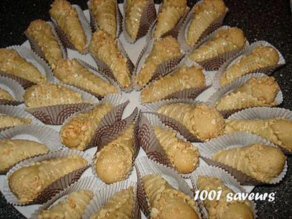 recette Cornets aux amandes