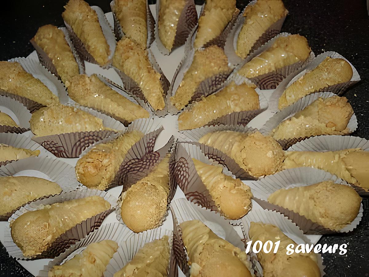 recette Cornets aux amandes