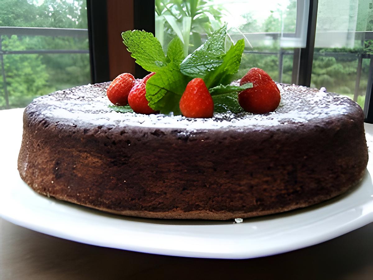 recette Le gâteau chocolat et caramel carambar