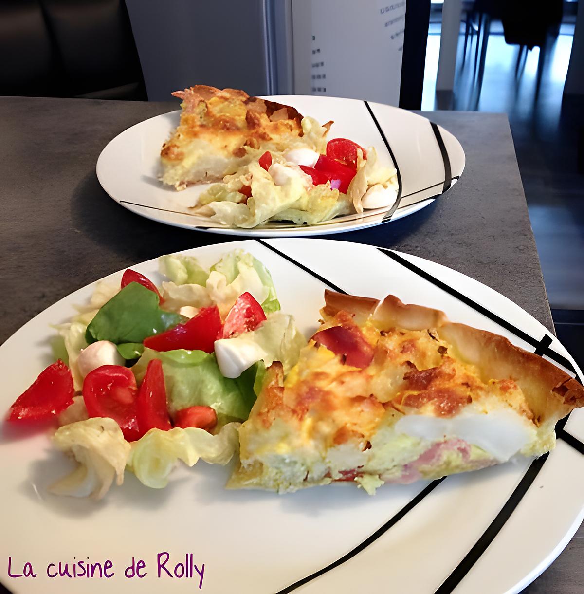 recette Quiche au chou-fleur et au bacon