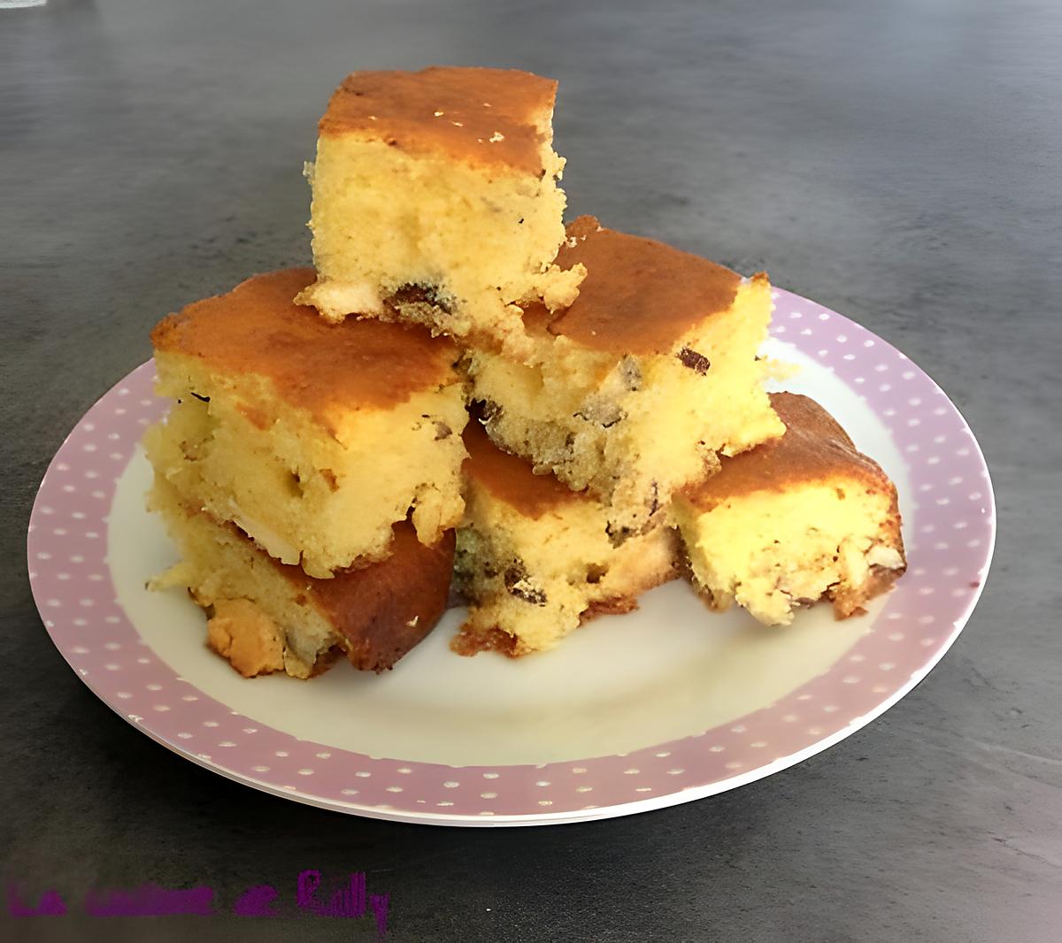 recette Blondies chocolat blanc et noisette