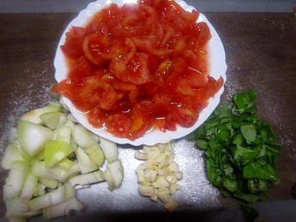 recette Sauce tomates au basilic.