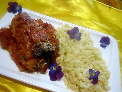 recette Quenelles de brochet. sauce tomates au basilic.gratinées.