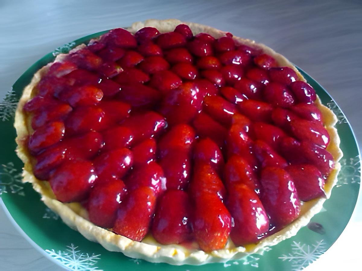 recette Tarte aux fraises