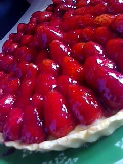 recette Tarte aux fraises