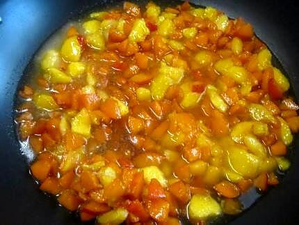 recette Confiture abricots. pêches. brugnons.