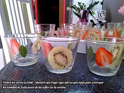 recette Fraise sous miroir d'orange