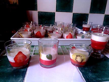 recette Fraise sous miroir d'orange