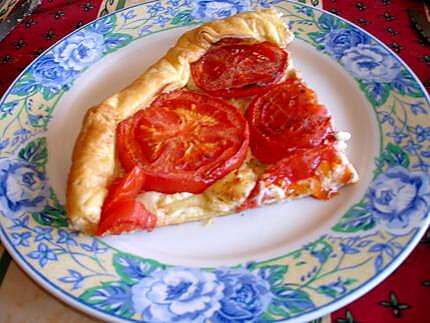 recette quiche au boursin ail et fines herbe et à la tomate