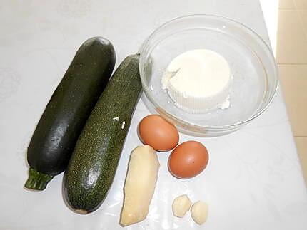 recette COURGETTES  EN  GRATIN  AU  BROCCIU