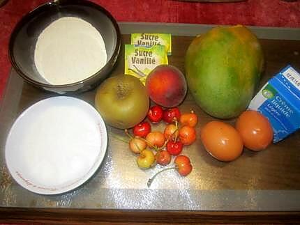 recette Clafoutis multi-fruits.