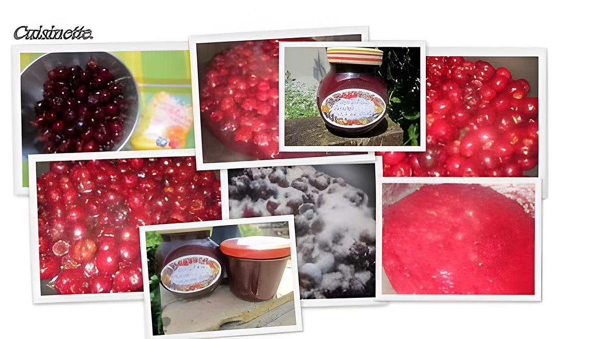 recette Confiture de cerises.