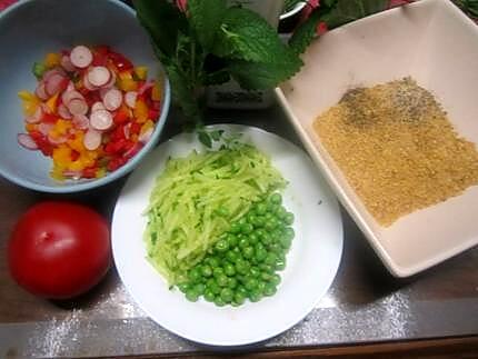 recette Boulgour façon taboulé.