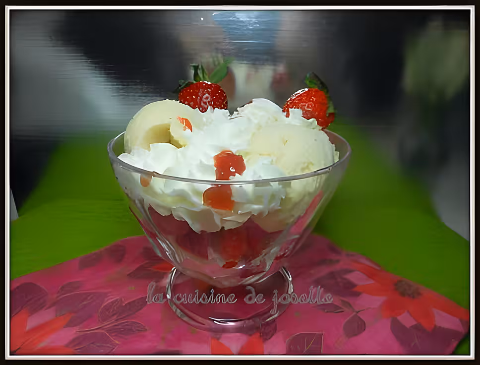 recette fraises melba